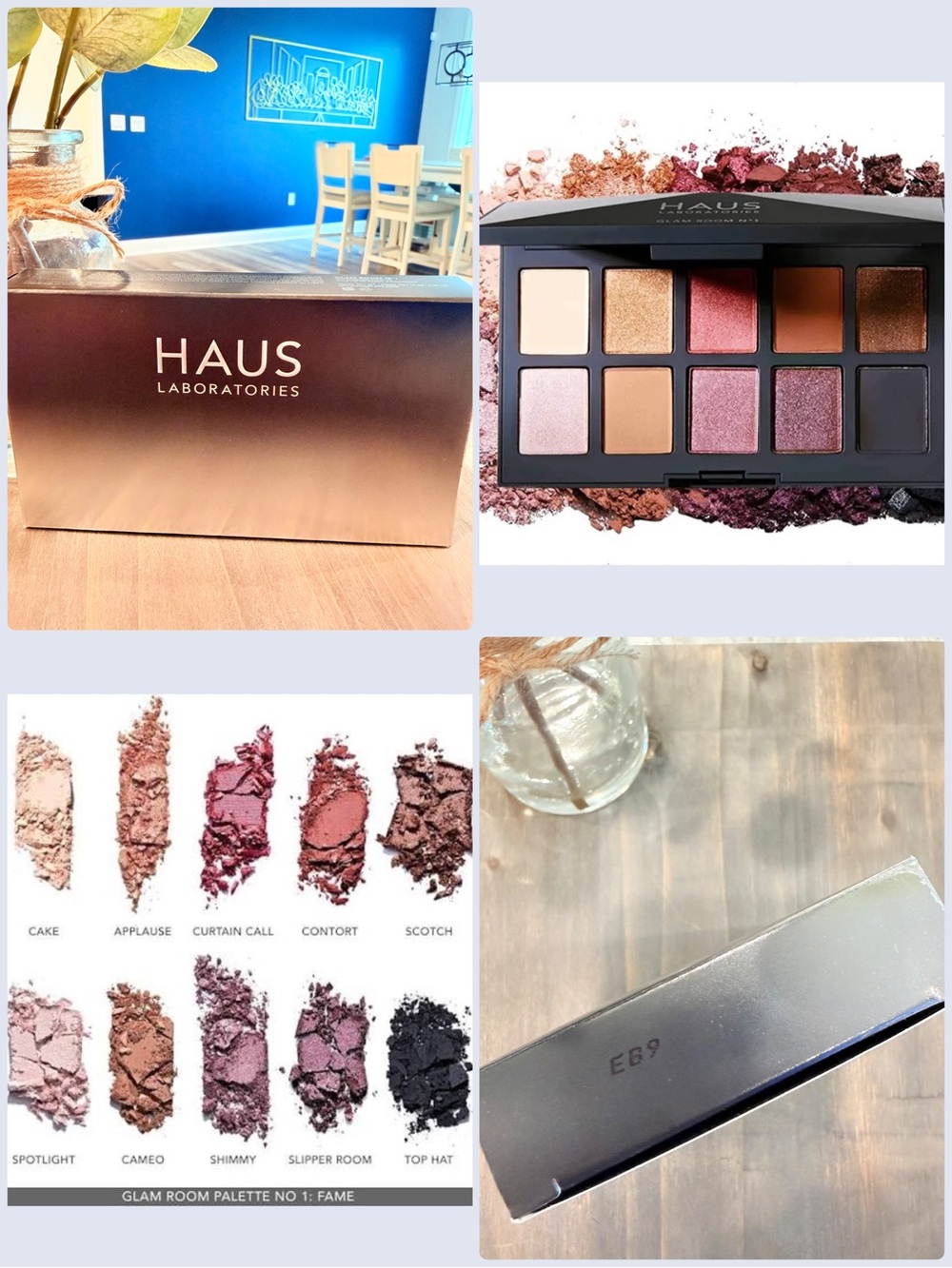HAUS Laboratories Glam Room No1 Eyeshadow Palette Fame NEW NWT BNIB SEALED